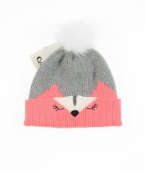 Šedorůžová zateplená čepice C&A