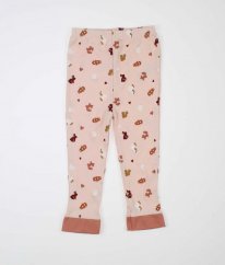 Růžové pyžamové kalhoty se vzorem NUTMEG