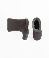 Tmavo levanduľové baránkom zateplené gumáčky (EU 27, stielka 16,8 cm) MIKK-LINE