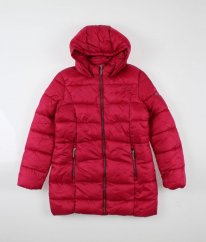 Růžová delší zimní bunda OVS
