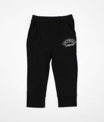 Černé silnější krátké tepláky LONSDALE