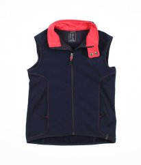 Tmavě modrá softshellová vesta DECATHLON