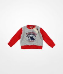 Šedočervená mikina OLIMPIAS