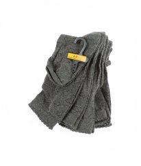 Sada 4 párů šedých ponožek se srdíčky (EU 37-38,5)