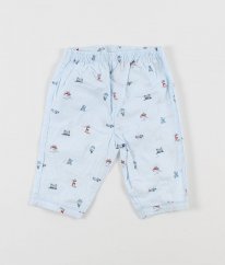 Modrobílé pruhované pyžamové kalhoty NUTMEG
