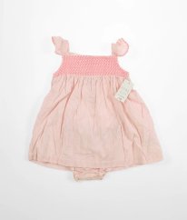 Růžové proužkované šaty a kalhotky MATALAN