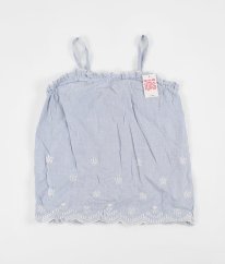 Bílomodrá proužkovaná halenka MATALAN