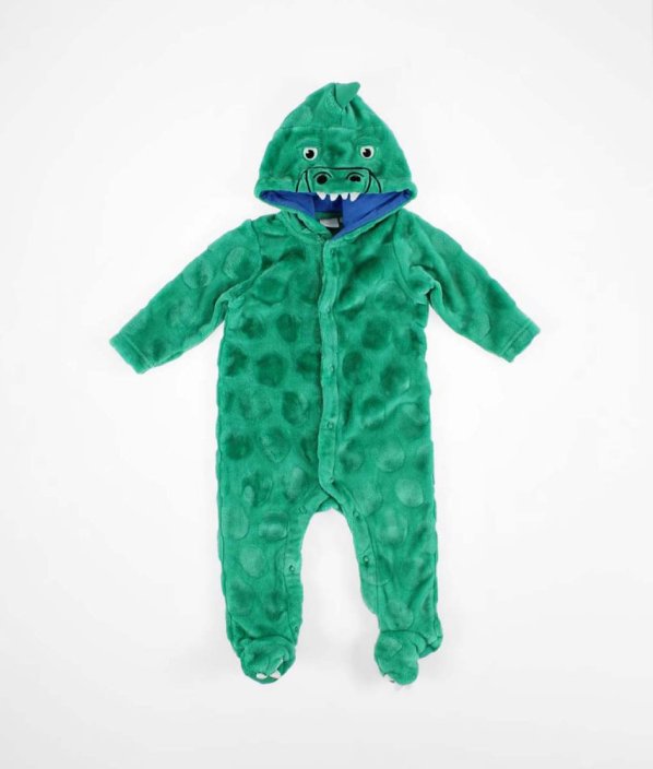 Zelená plyšová kombinéza BLUEZOO