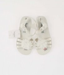 Bílé gumové sandálky (EUR 27) NUTMEG