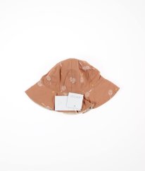 Béžovorůžový OBOUSTRANNÝ klobouček z biobavlny Amelia LIEWOOD