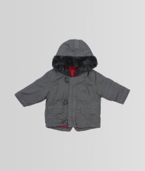 Šedá zimní bunda MOTHERCARE