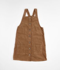 Hnědá manšestrová šatová sukně DENIM