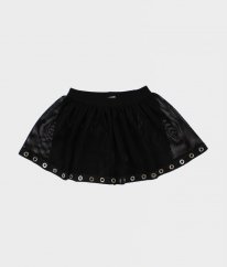Černá kraťasová sukně