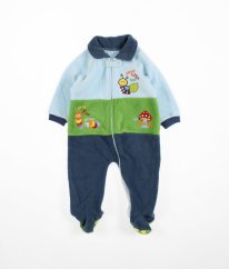 Modrá fleecová kombinéza TOTS