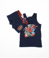 Tmavě modré tílko a boxerky SPIDERMAN