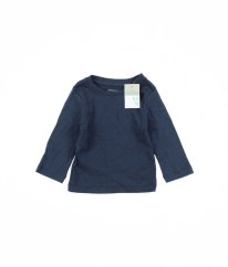 Tmavě modré žebrované triko PRIMARK