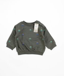 Šedozelená silnější mikina MARKS & SPENCER
