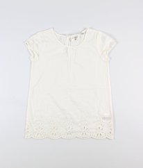 Smetanová halenka s krajkou H&M