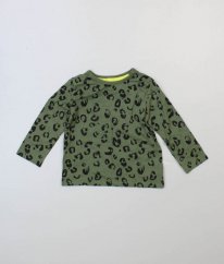 Zelené leopardí triko F&F