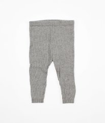 Šedé rebrované svetríkové nohavice GEORGE