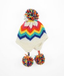 Barevná zateplená čepice NEXT