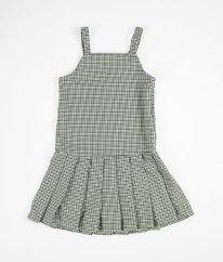 Zelenočernobílé kárované šaty PRIMARK