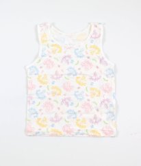 Bílé dívčí tílko se vzorem DISNEY