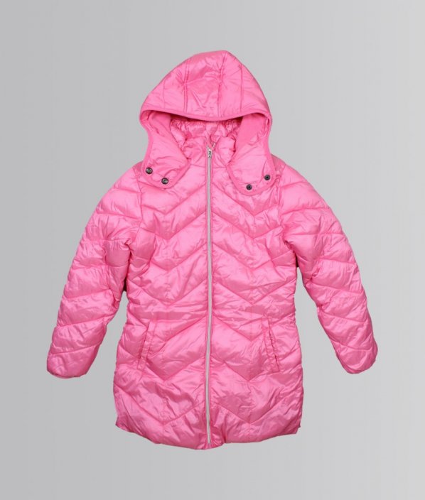 Růžová zimní bunda NEXT