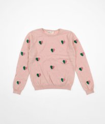 Ružový sveter so srdiečkami H&M