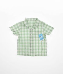 Zelenobílá kostkovaná košile MATALAN