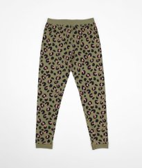 Zelené leopardí pyžamové kalhoty MARKS & SPENCER