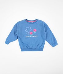 Světle modrá silnější mikina s obrázkem MARKS & SPENCER