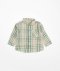 Béžová károvaná flanelová košeľa H&M