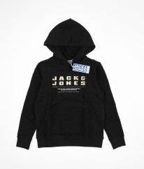 Černá mikina s nápisem JACK & JONES
