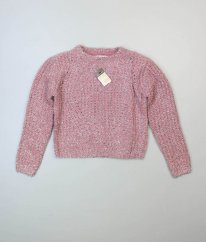 Růžový třpytivý svetr PRIMARK