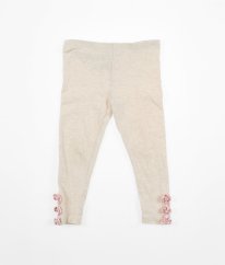 Béžové legíny s mašličkami TU