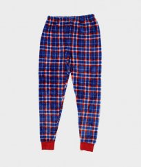 Modročevené kárované pyžamové kalhoty DUNNES