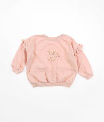 Růžová silnější mikina s nápisem MATALAN