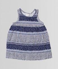 Modrobílé šaty H&M
