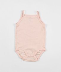 Ružové tielkové body zo silnejšej bavlny H&M