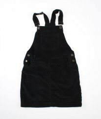 Černá manšestrová šatová sukně