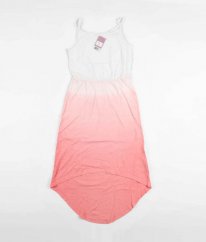 Růžovobílé šaty