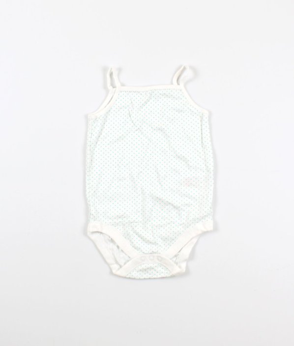 Biele body s bodkami F&F