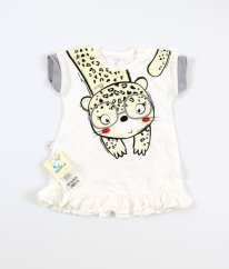 Béžové šaty s obrázkom KOALA