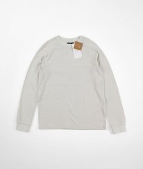 Krémovošedá vaflová mikina z biobavlny NAME IT