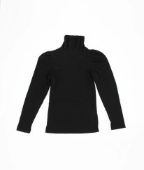 Čierny rebrovaný rolák F&F