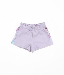 Fialové silnější mikinové kraťasy GEORGE