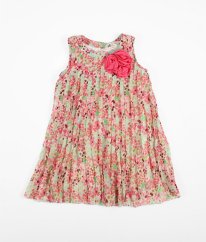 Růžové šaty s květy H&M