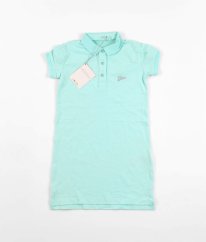 Tyrkysovomátové piké šaty s límečkem GEOX