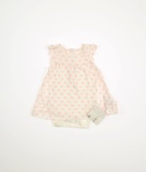 Bílé bodynkové šaty MOTHERCARE